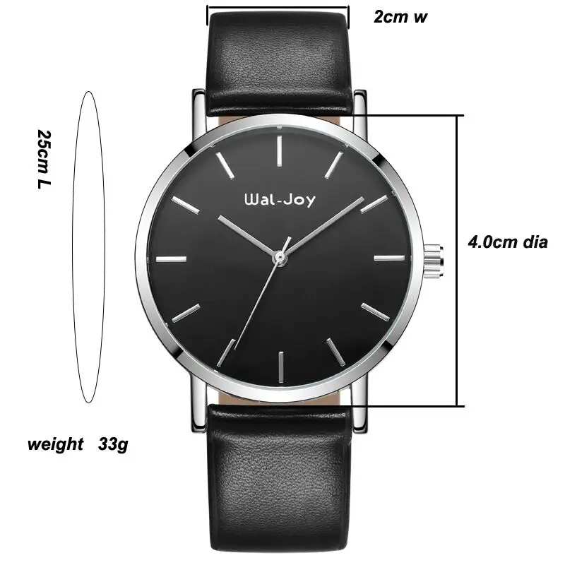 Wj 6494 Simple Leather Band Accept Low Moq Add Your Logo Custom Men Watches Wal Joy Hot Sale Business Male Wrist Watch Buy Accept Low Moq Add Your Logo Watch Custom Men Watch Business Male