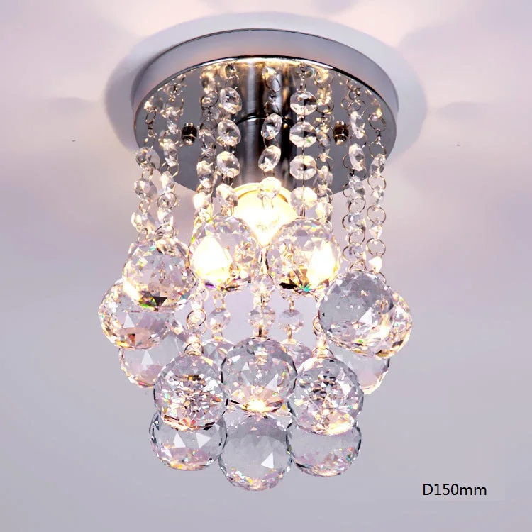 3W LED Crystal Ceiling Light Small Chandelier Ceiling Lamp Pendant Light For Hallway