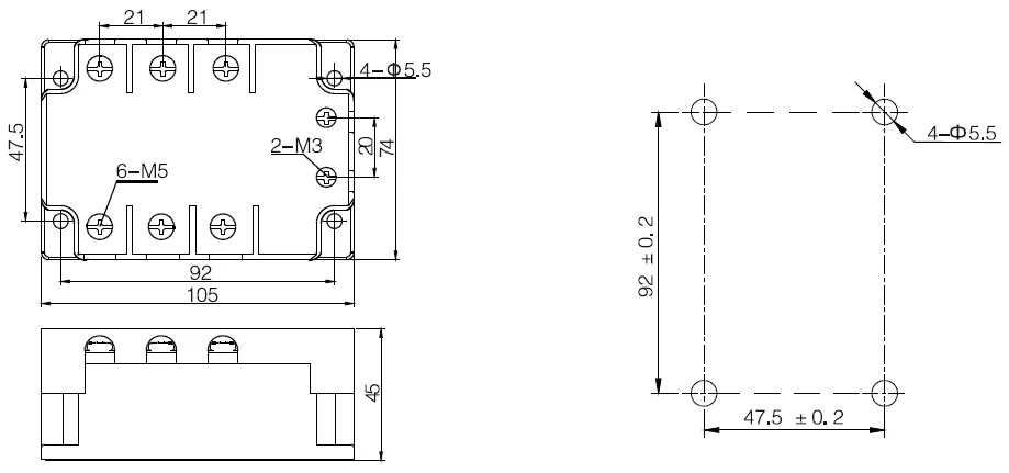 Zero Crossing Three Phase Solid State Relay 600v Ssr Relay Ssr3da4880 ...