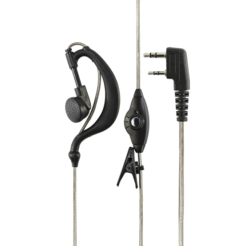 

Ear Hook Earphone ETA-003 OEM Walkie Talkie Earpiece for BF-UV5R, Black