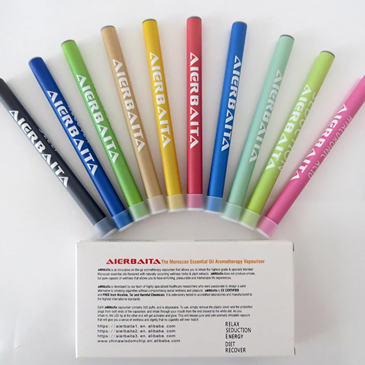 

No leaking 800 puffs disposable vape pen electronic cigarette custom logo, Colourful