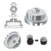 64.5mm 14 Flutes Aluminum Cap Type Oil Filter Wrench Removal Tool For Toyota Lexus