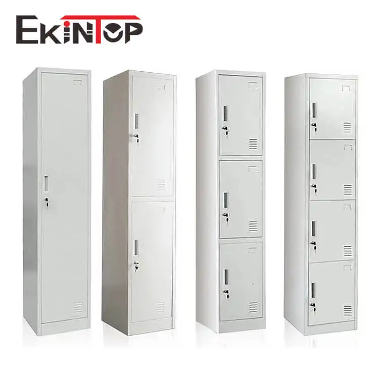 Ekintop Tall Thin Single Door Narrow Metal Mobile Equipment 5 A3