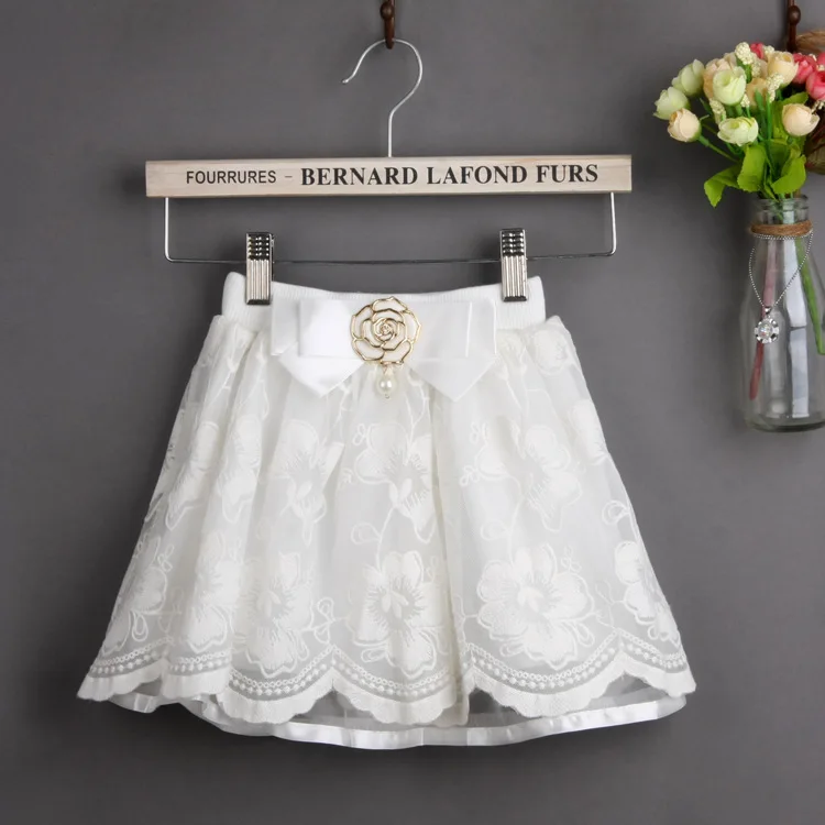 

Children's Clothing Girls' Skirt Lace White Pettiskirt Baby Girls Petticoat for Dancing
