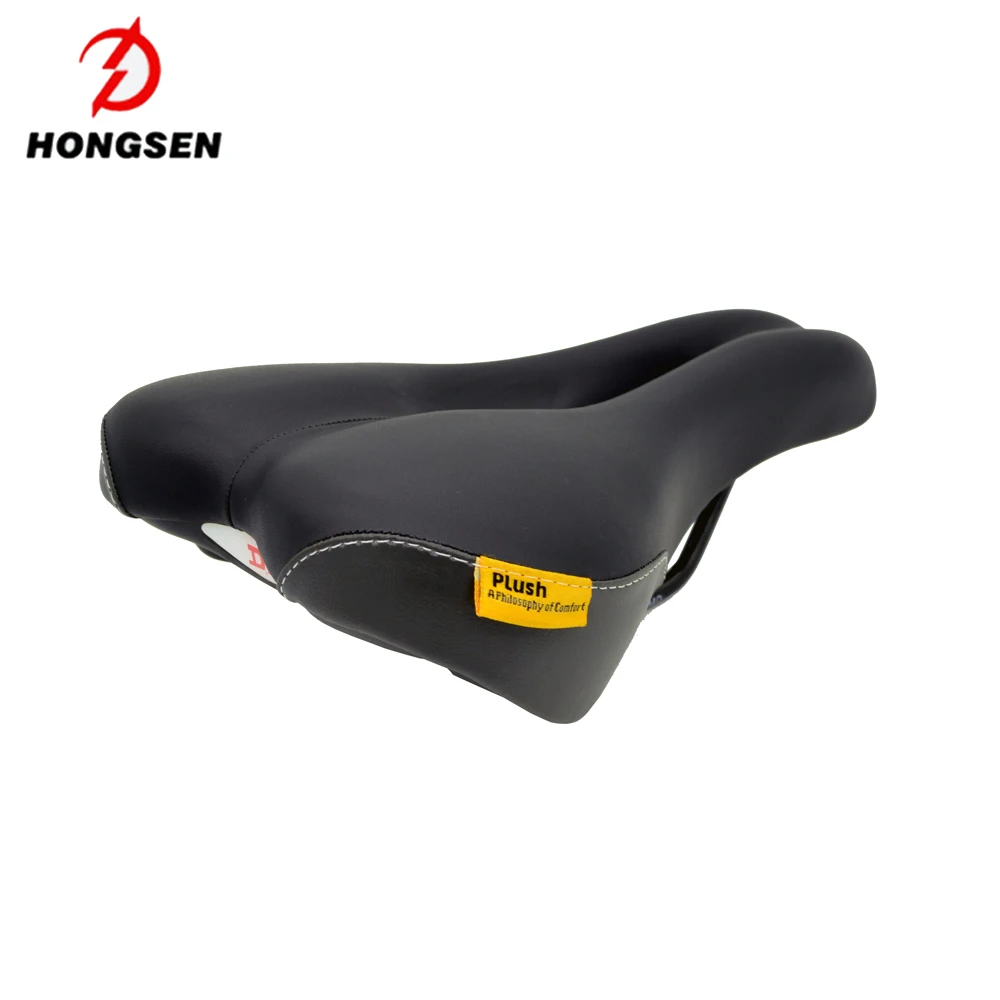 MTB Mountain Bike Saddle PU Leather Bicycle Seat Antishock Comfort