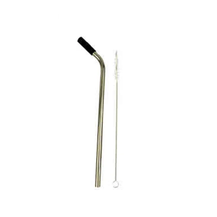 

Amazon best selling accessories stainless steel straw with tips on, Customized