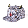 Aung Crown brand cotton and polyester leopard printing children snap backs