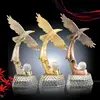 Metal eagle golf sport awards