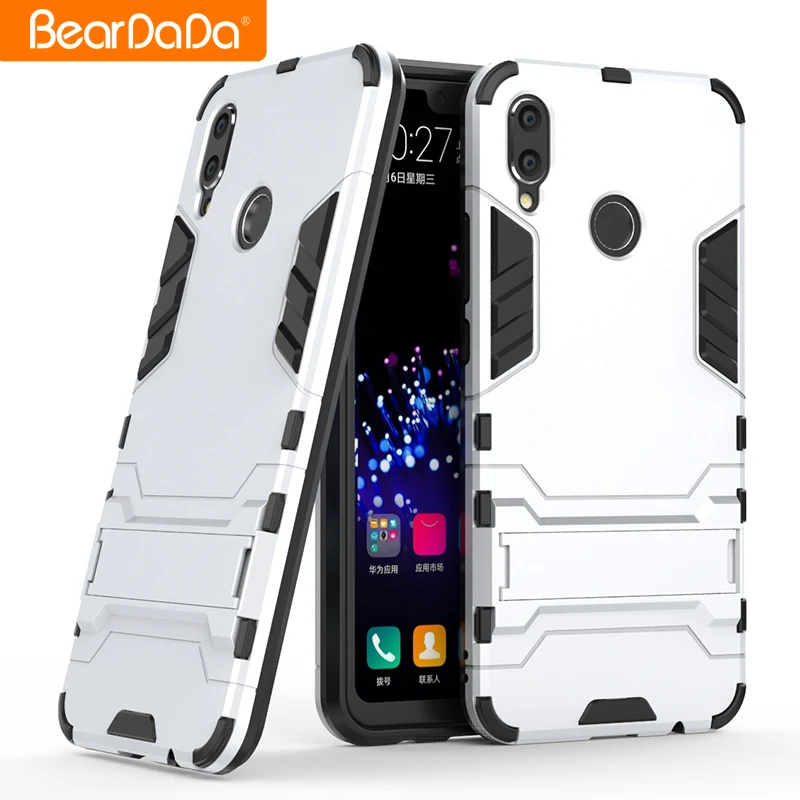

Oem Welcome tpu pc kickstand hard armor mobile phone case cover for huawei nova 3i back case