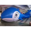 Giant outdoor decorative blue lovely inflatable dolphin for sale