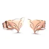 2017 fashion jewelry nickle and lead free animal Fox shape earrings
