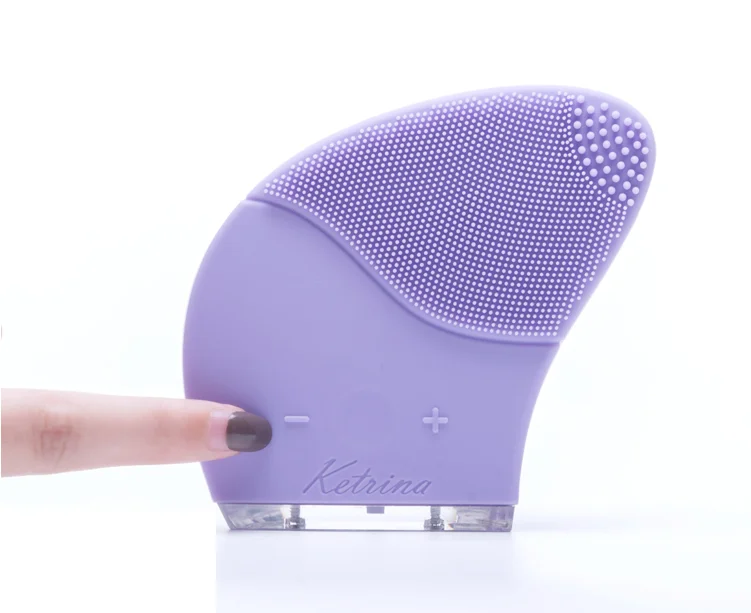 

usa machinery and equipment skin care microcurrents facial cleansing brush, Purple