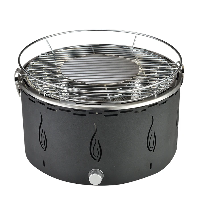 

Korean Barbecue Pan Camping Simple Charcoal Small Coal Stainless Steel bbq Quick Start Charcoal Grill on Sale