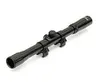 4x20 Airsoft Scope Great for .22 Rimfire with 3/8" Dovetail Rails 4-plex reticle