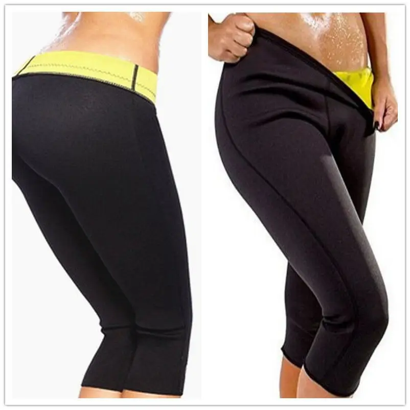 

Hot Shapers Pants Thermo Sweat Control Panties Stretch Neoprene Slimming Ladies Body Shaper, Black