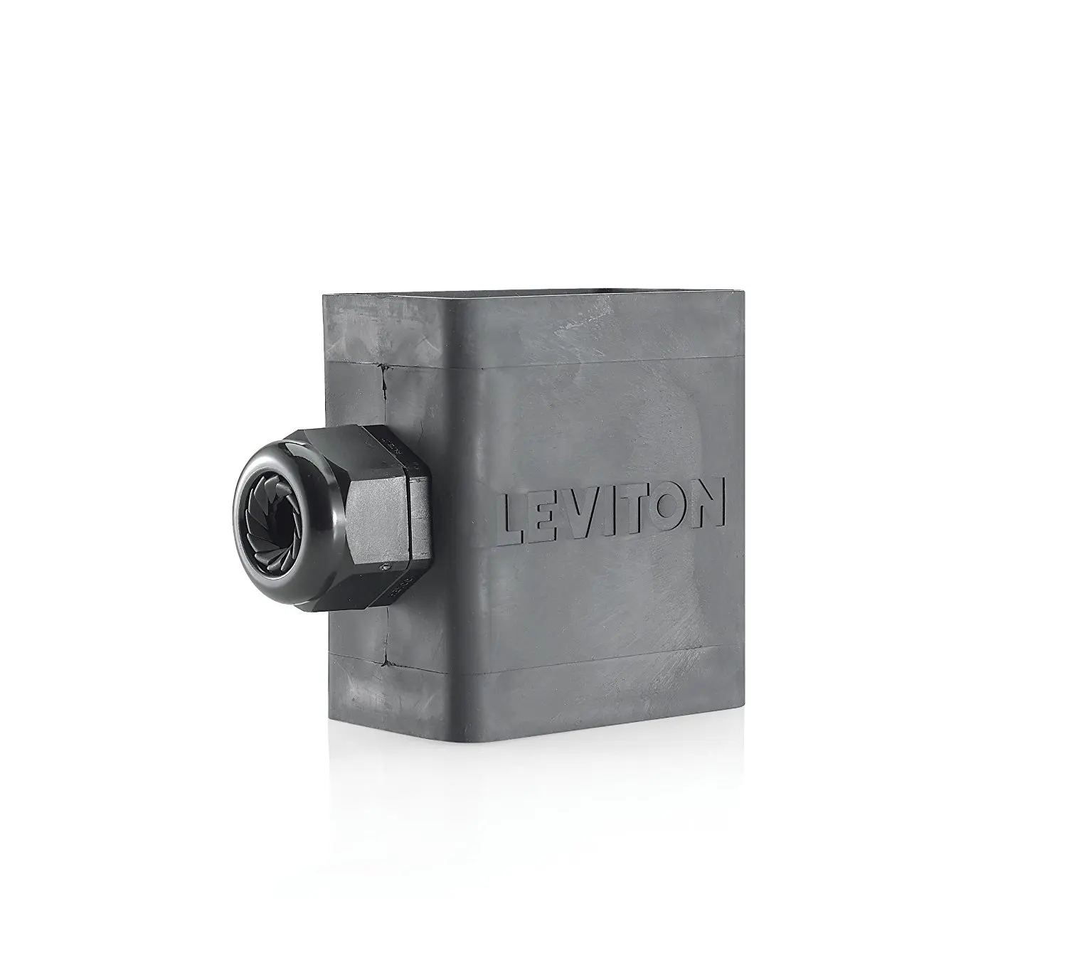 Cable Diameter 0.590-Inch 1.000-Inch Standard Depth Pendant Style Single-Gang Leviton 3059-2E Portable Outlet Box Black