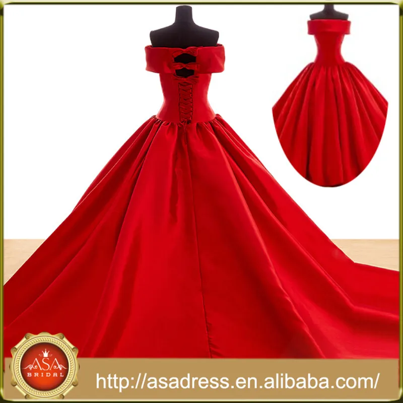 red evening gowns