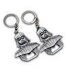 antique silver 3d custom metal Terracotta Warriors souvenir wine opener key chains and bottle opener