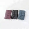 Ladies RFID blocking embossed python leather wallet purse for women with flap