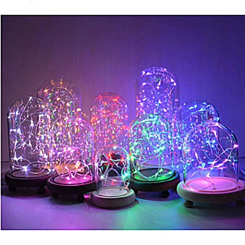 Glass Dome With Led Lights And Remote Control Buy Led String Lights