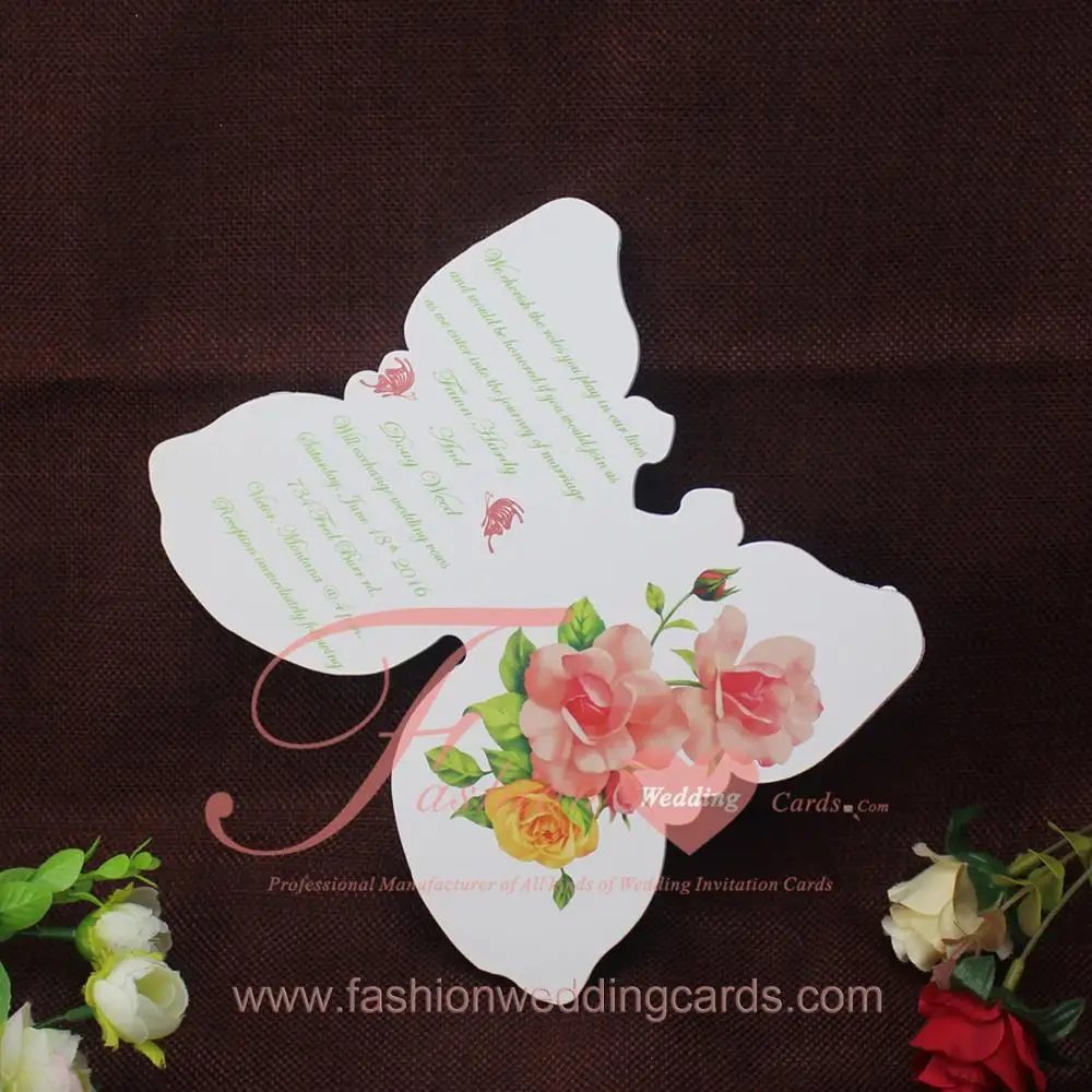  Custom Gold Mirror Engraved Shining Acrylic Wedding Invitation