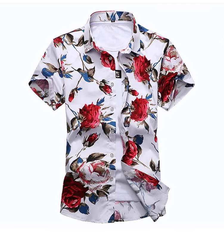 camisas de flores para hombre