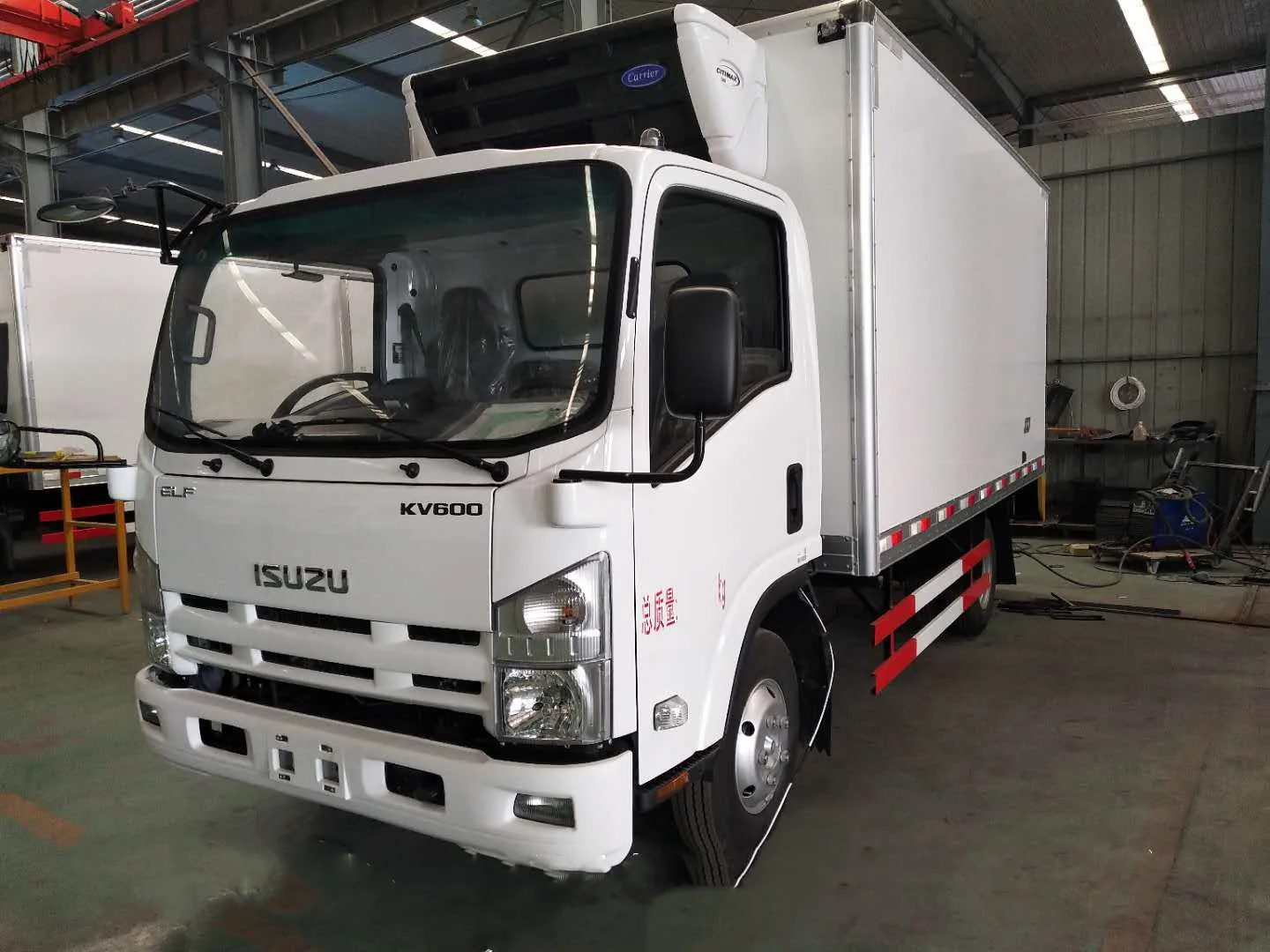 Japanese Refrigerator Box / Refrigerated Van Truck Van Truck For Meat