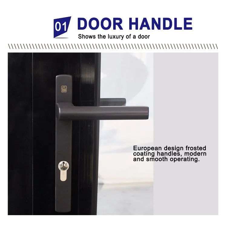 Australia standard aluminium bifold door design top quality double glaze lowe bifolding door