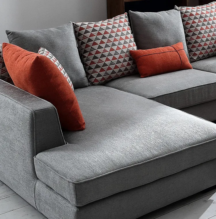 Zeitgenössische Sofa Garnitur Möbel Home Wohnzimmer Stoff Schnitts Ofa
