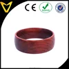 Coating finished red ebony petrified wood handmade ring