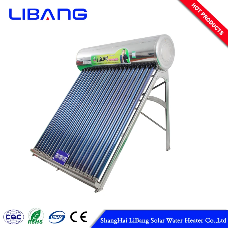 Calentador de agua solar presurizado integrado tipo acero inoxidable from  China Manufacturer - HAINING JIXIANG NUEVO MATERIAL Y TECNOLOGÍA CO., LTD.