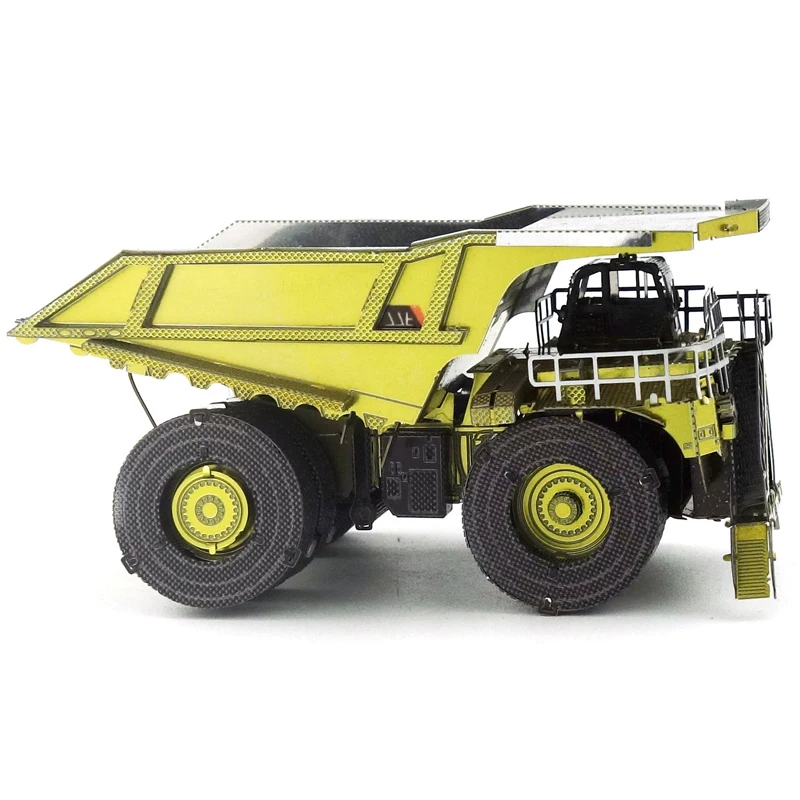 

DIY Mining Truck Metal 3D Puzzle Model Stainless Steel Craft Toys, Colours