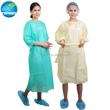 Yellow Folding Surgical Gown Oem Folding Surgical Gown With Ce Approved ...