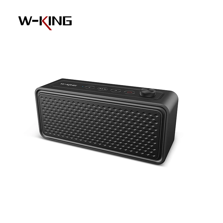 

W-KING Hot Selling 20W Super Bass Sound Portable Wireless Bluetooth Speaker, Gray/black