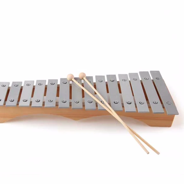 

High Quality Percussion Instruments Metal bars xylophone soprano, Natural color