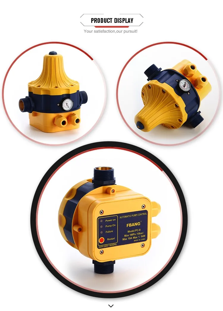 Multifunction Sensitive 1.5bar Electronic Automatic Water Level Pump
