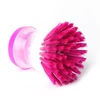 plastic liquid dispensing brush for kitchen dishwashing cleaning