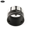 CNC Turning machining Aluminium Parts Black Anodized Engraved Logo CNC machining Service