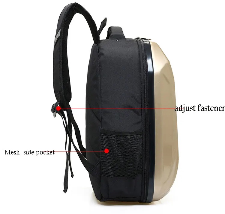 hard shell rolling backpack