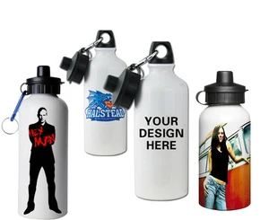 Free Sample Wholesale Best Selling Aluminium Silver 400/500/600ml Metal Blank Custom Logo Water Drink Sports Bottle