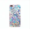 Miss Panda Changing Color Clear Huge Holographic Glitter Sparkles Phone Case for iphone x holo case