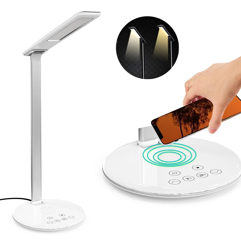 New Product 2019 Trend Led Table Lamp Wireless Charger Touch Sensor Charging pad Dock station