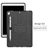 2017 new products hot selling 2 in 1 shockproof tire grain case cover with holder for ipad pro 9.7 / 10.5 / 12.9 inch