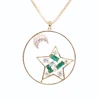 Girls fashion party wears moon star cycle long pendant necklace