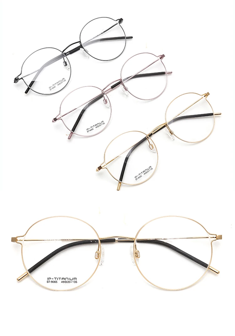 New Fashion Metal Round Eyeglasses Frame,High Quality Optical Frame For