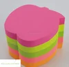 Fashional and colorful apple shaped sticky notes/Cute cartoon sticky notes