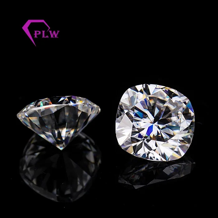 

Cushion nice cut G H color 8x8mm moissanite stones VVS clarity from Manufacturer directly