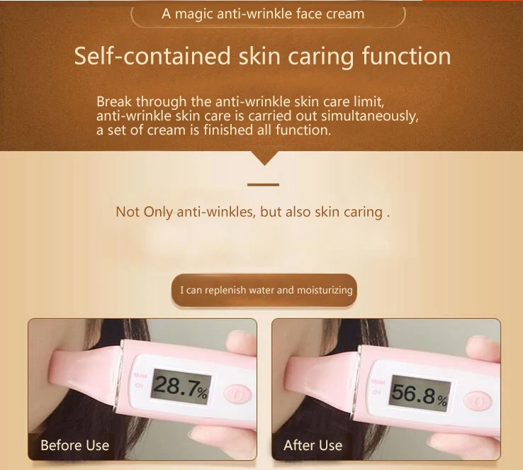 
Hot sale skin moisturizing restore skin elasticity fine face night anti wrinkle face cream 