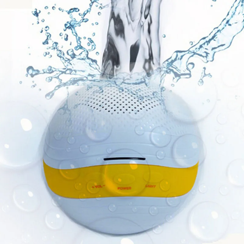 Round Outdoor Bass Stereo Waterproof Floating Bluetooth Speaker