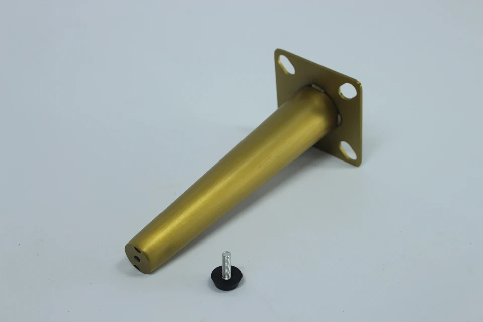 便宜的金金属铬锥形家具沙发腿沙发床不锈钢床腿批发